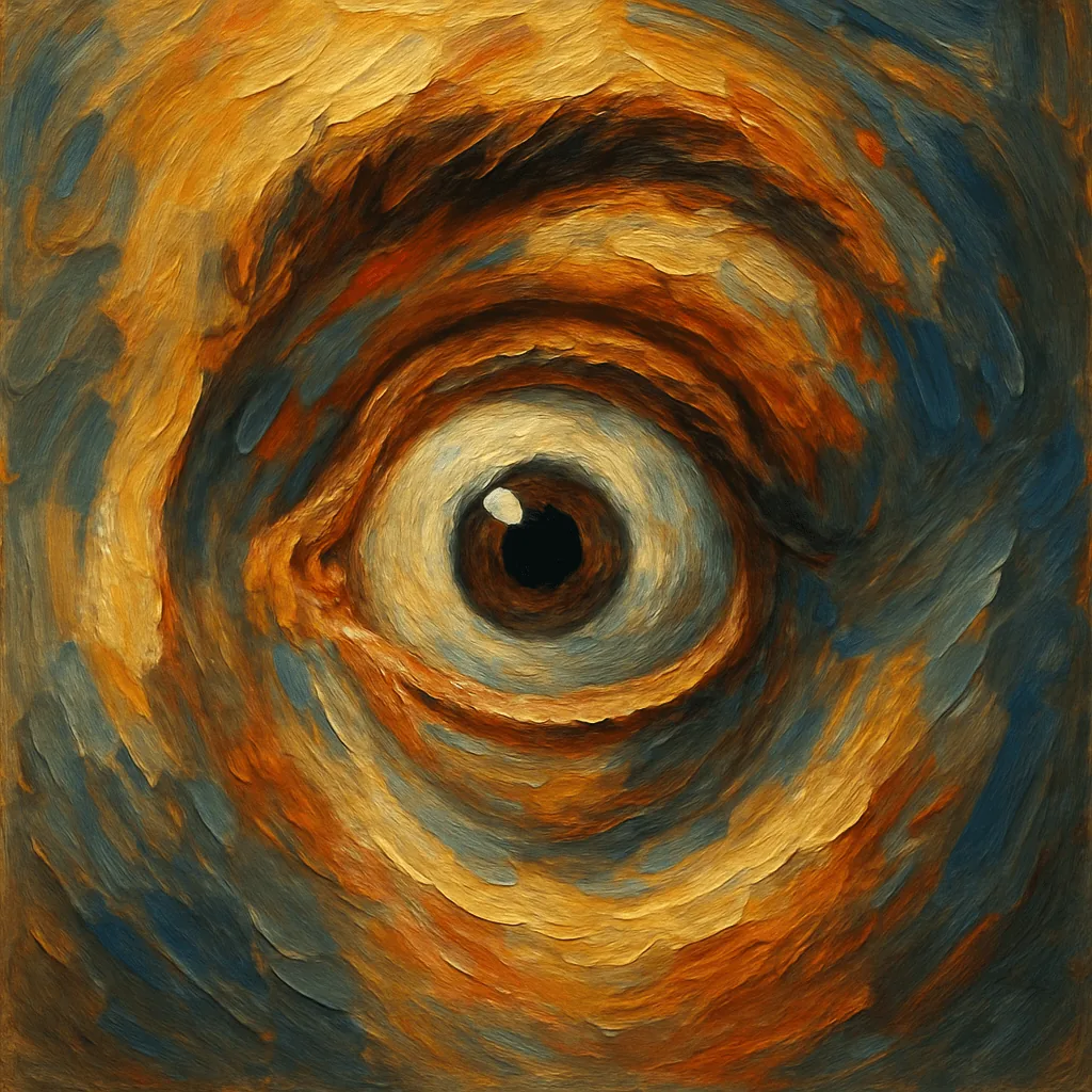 Yağlıboya göz illüstrasyonu 1/12